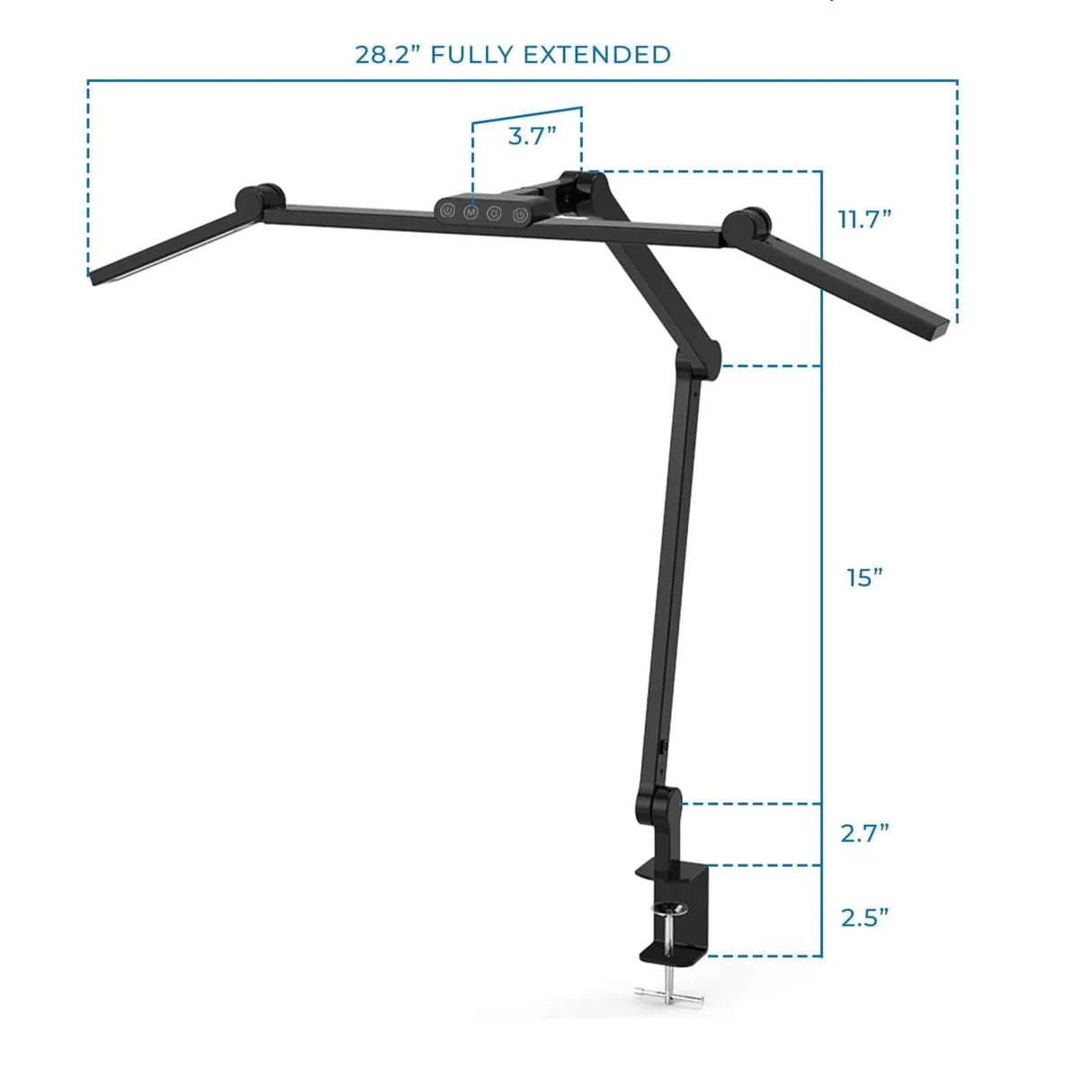 Titan Panoramic Swing-Arm Light | 80" Ultra-Wide Illumination