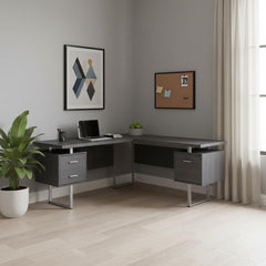 The Alden 71" Executive L-Shaped Desk