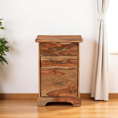The Apex 30" Solid Acacia Live Edge Executive File Suite