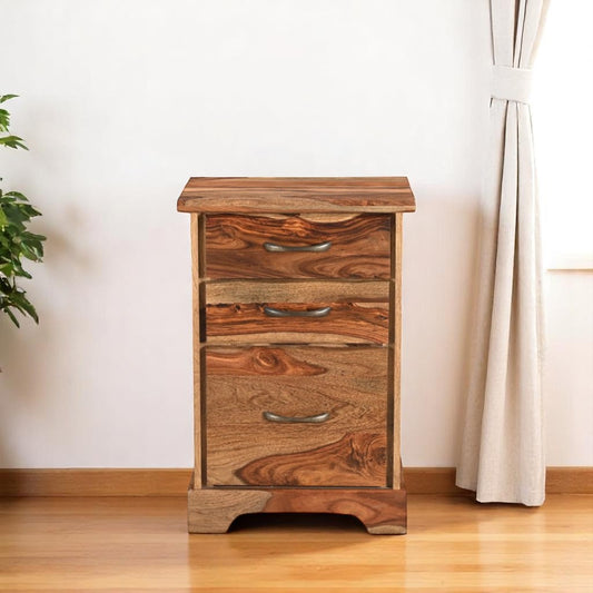 The Apex 30" Solid Acacia Live Edge Executive File Suite