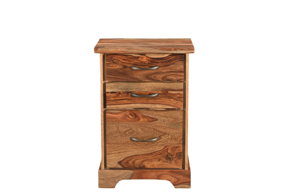 The Apex 30" Solid Acacia Live Edge Executive File Suite
