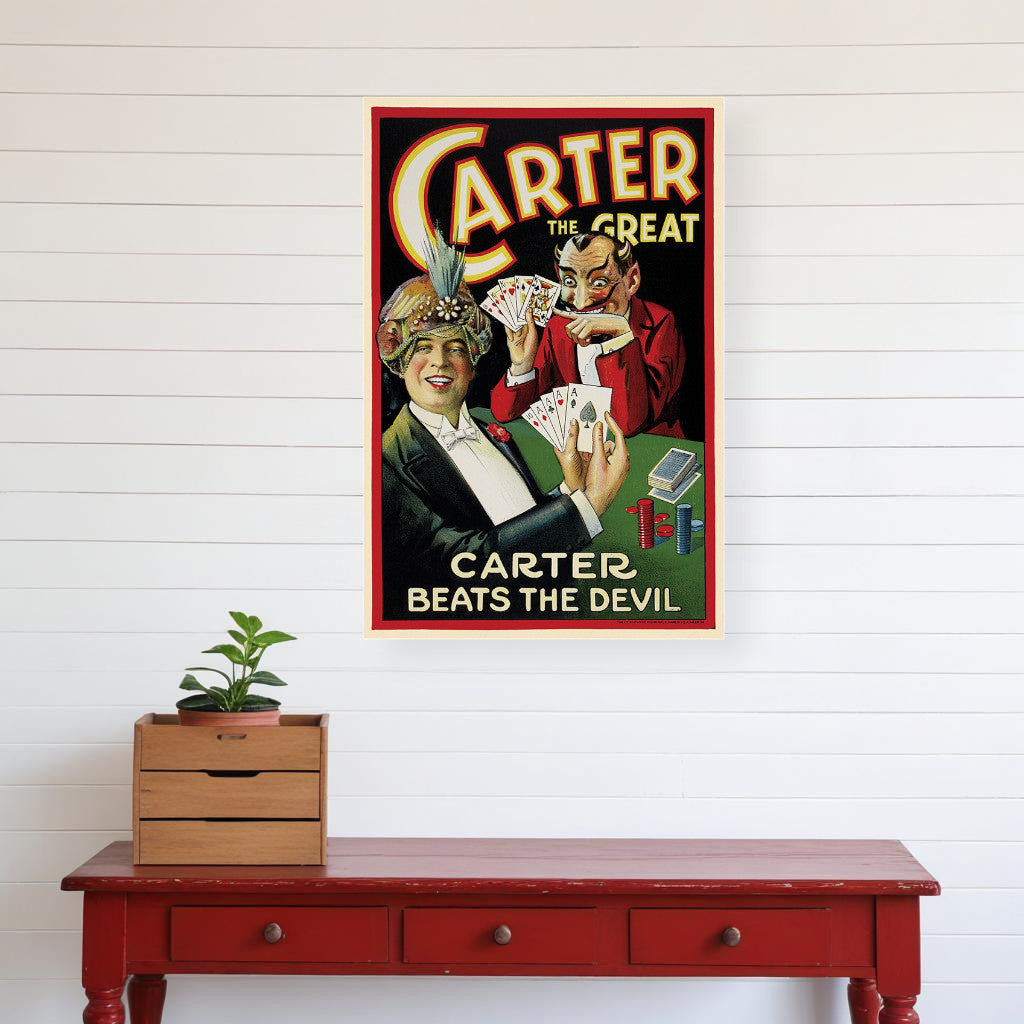 The Chronos Gallery 1922 "Carter the Great" Vintage Magic Print