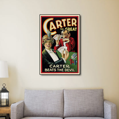 The Chronos Gallery 1922 "Carter the Great" Vintage Magic Print