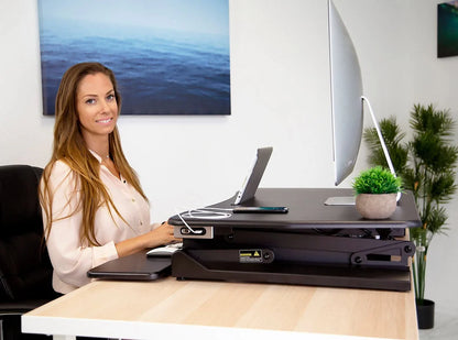 Apex-Volt Electric Command Station | Automated Sit-Stand Architecture