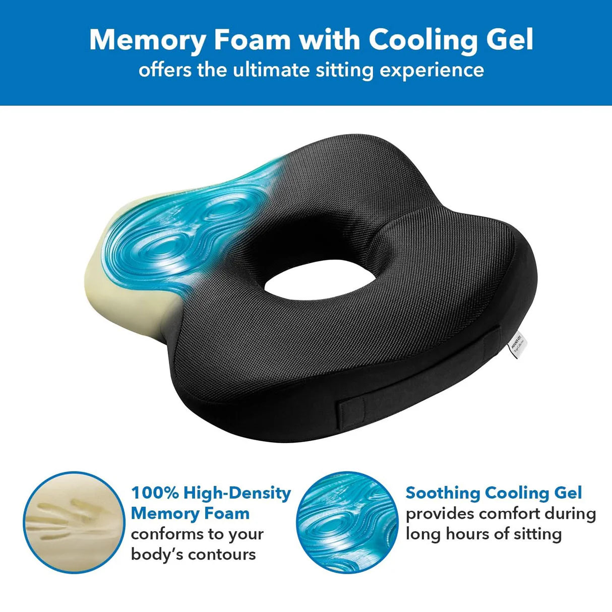 Ergo Collection Kinetic Seat Suite | Adaptive Memory Foam & Cooling Gel