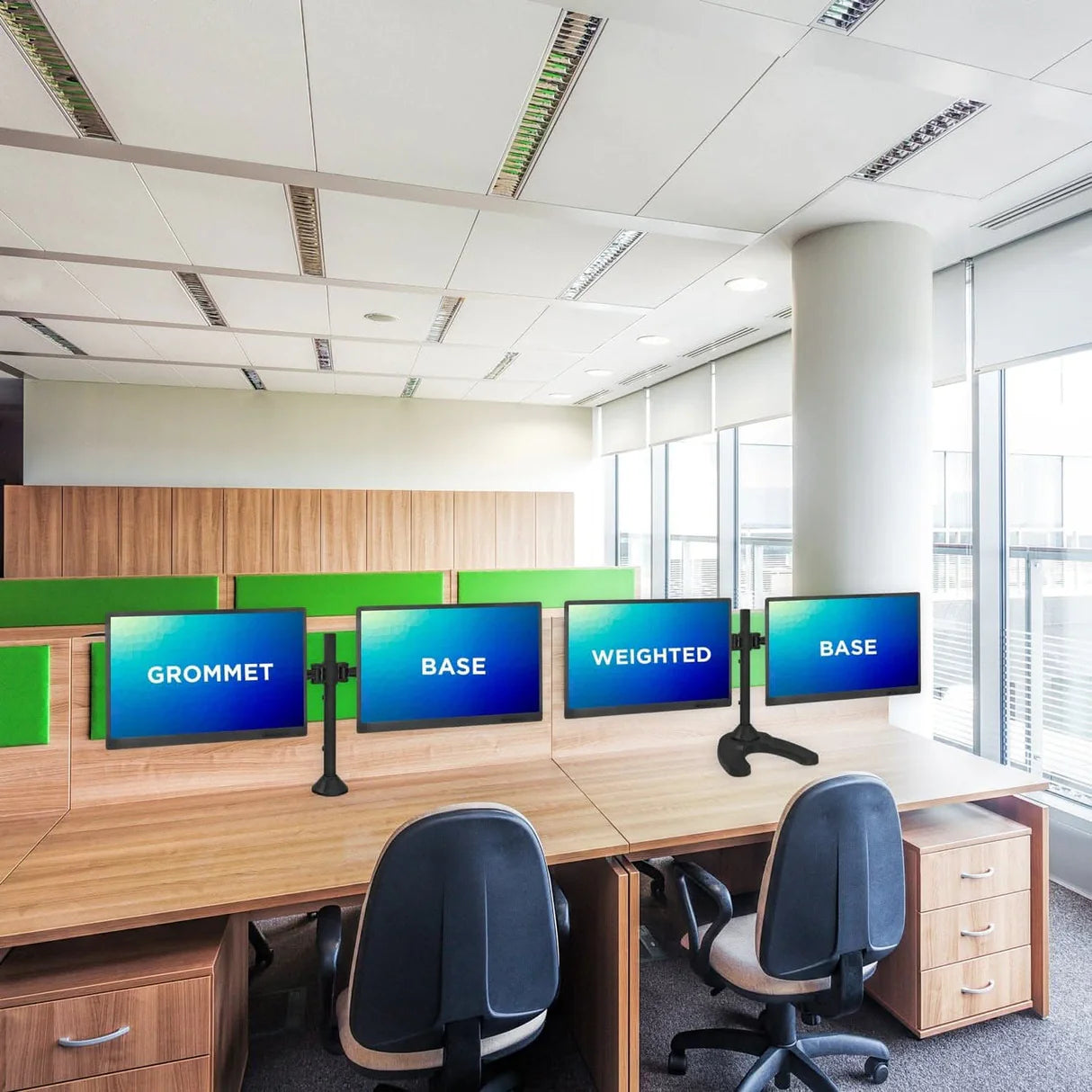 V-Series Strategic Dual-Suite | Heavy-Duty Freestanding Mount