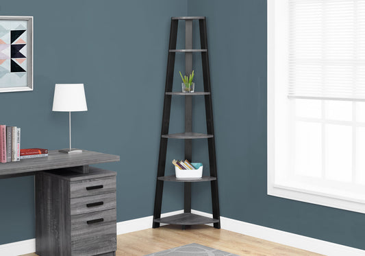 Heritage Steel-Gray Spire | 71" Five-Tier Executive Library