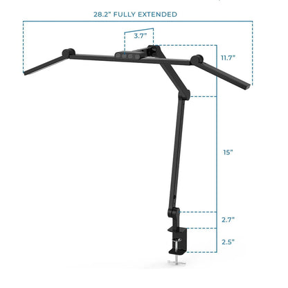 Titan Panoramic Swing-Arm Light | 80" Ultra-Wide Illumination
