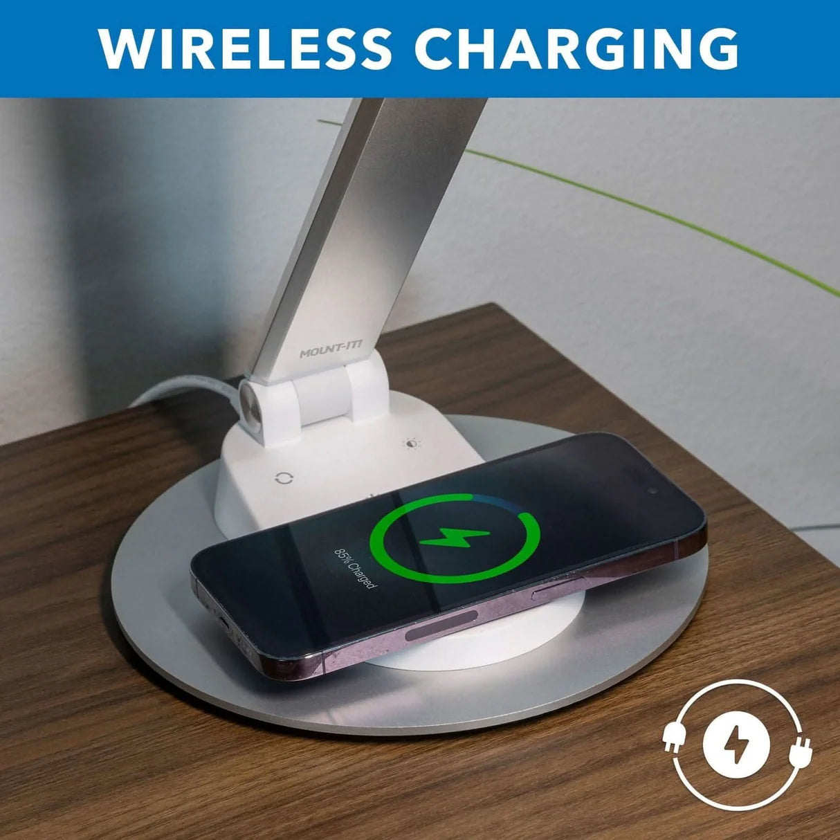 Lumina Executive Command Lamp | 10W Wireless Charging & 25-Tone Precision