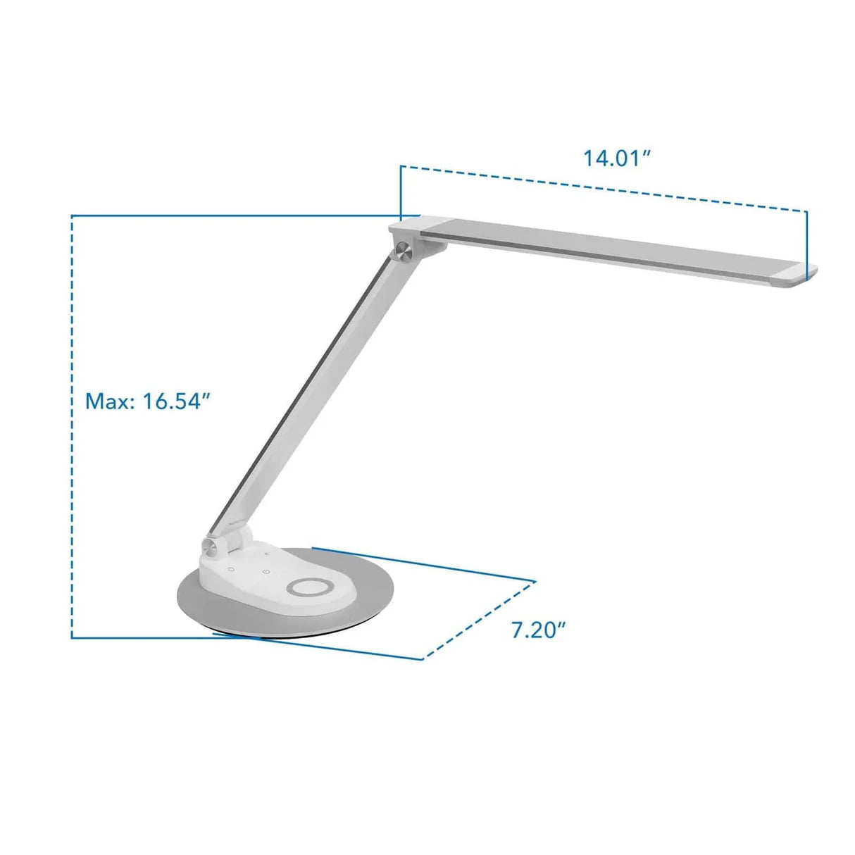 Lumina Executive Command Lamp | 10W Wireless Charging & 25-Tone Precision