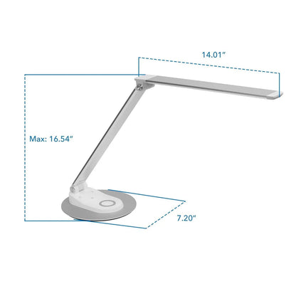Lumina Executive Command Lamp | 10W Wireless Charging & 25-Tone Precision