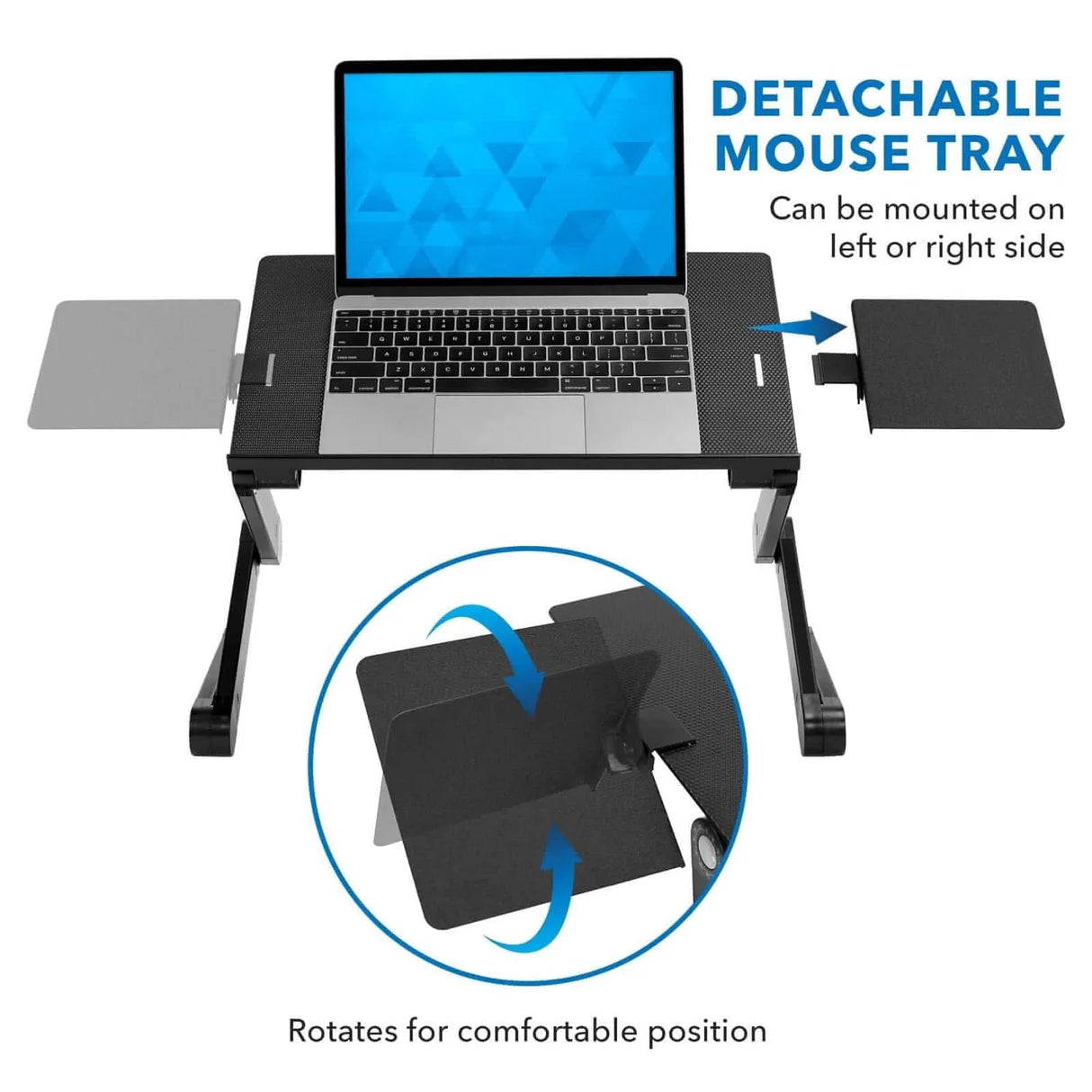 Aero-Flow Mobile Command Tray | Active-Cooling Sit-Stand Suite
