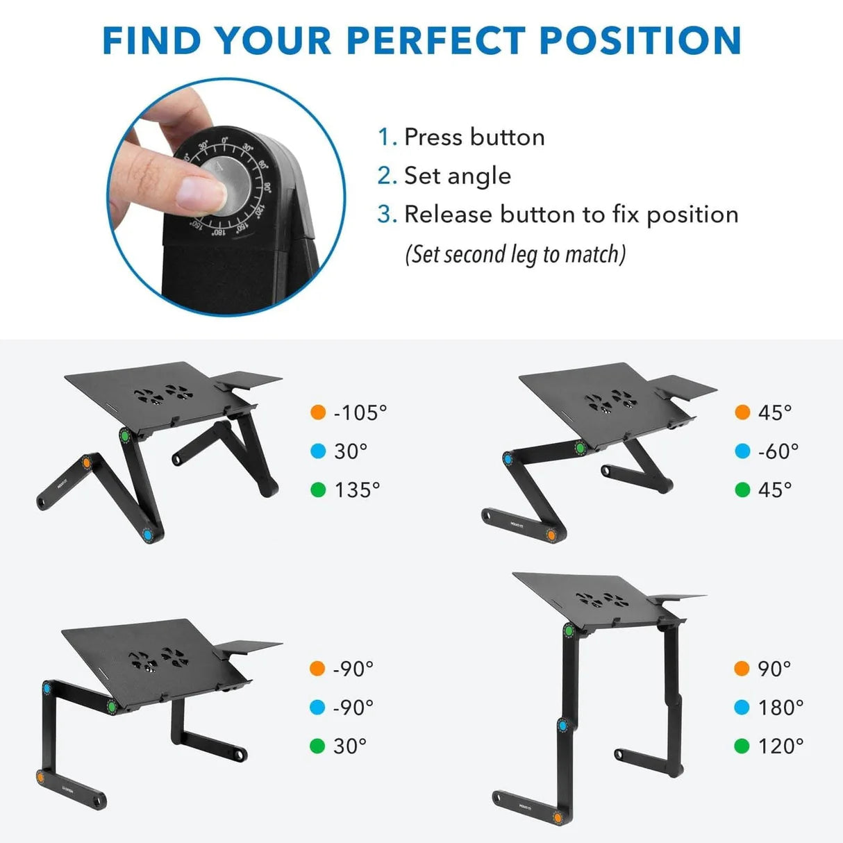 Aero-Flow Mobile Command Tray | Active-Cooling Sit-Stand Suite