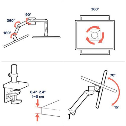 LX Pro Dual-Independent Executive Suite | Side-by-Side High-Capacity Arm