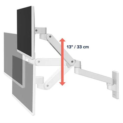 LX Pro Wall-Mounted Command Arm | Zero-Footprint Floating Display