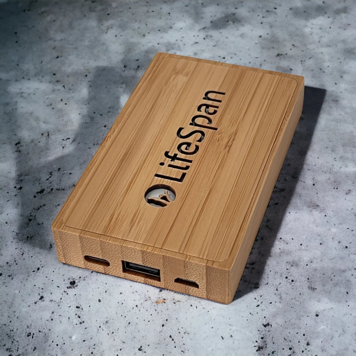 Bamboo Power Bank | 5000mAh Eco-Friendly Portable Charger