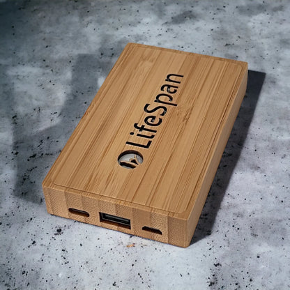 Bamboo Power Bank | 5000mAh Eco-Friendly Portable Charger