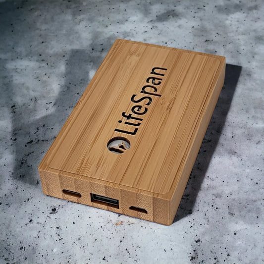 Bamboo Power Bank | 5000mAh Eco-Friendly Portable Charger