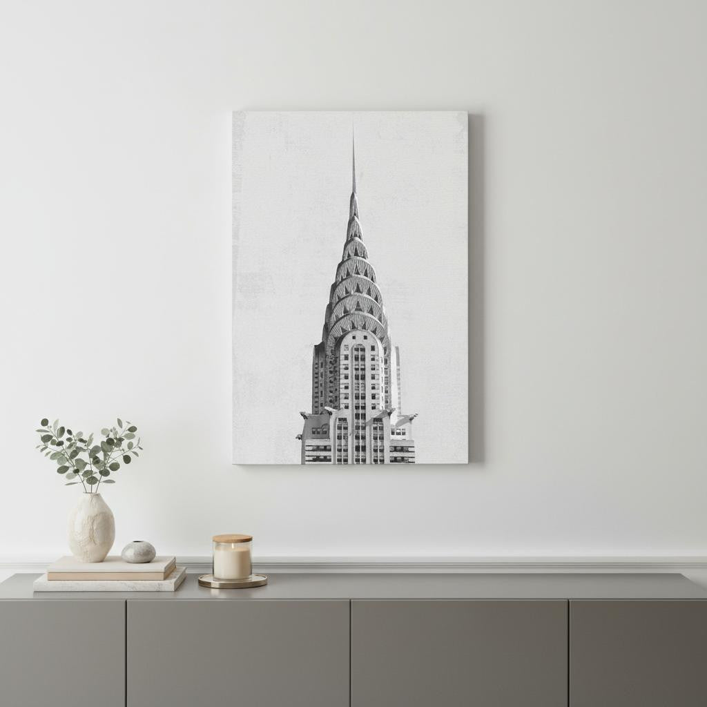 The Metropol Collection 24" "Iron & Stone" Vintage NYC Canvas