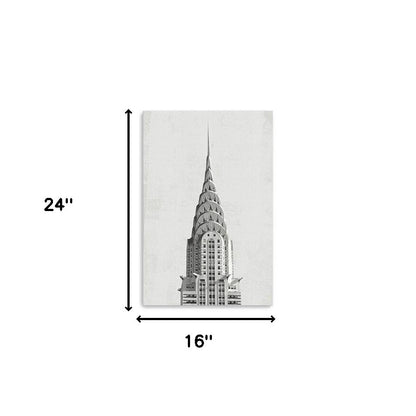 The Metropol Collection 24" "Iron & Stone" Vintage NYC Canvas