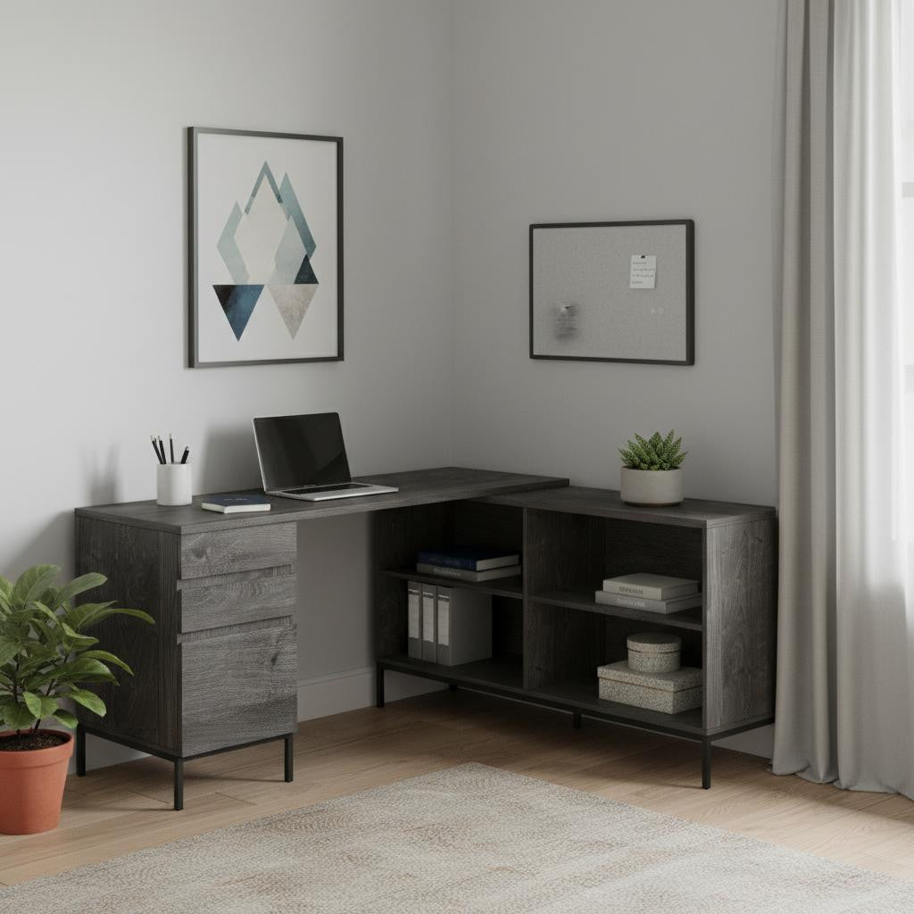 The Vane 60" Executive L-Shaped Desk