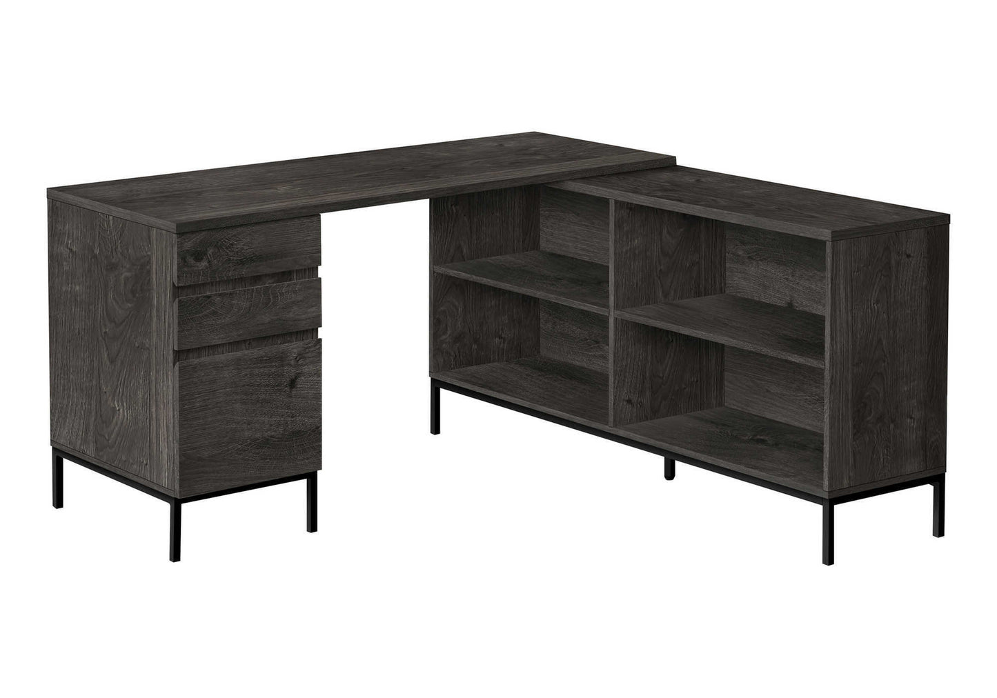 The Vane 60" Executive L-Shaped Desk