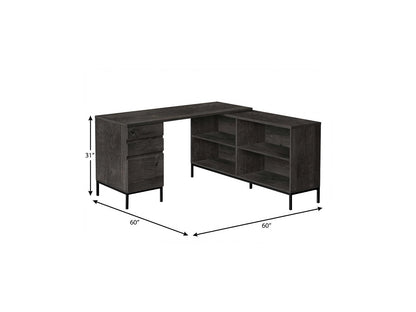 The Vane 60" Executive L-Shaped Desk