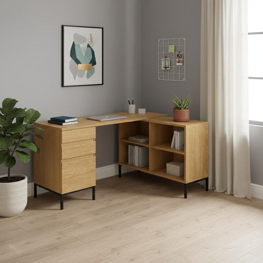 The Vane 60" Executive L-Shaped Desk