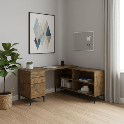 The Vane 60" Executive L-Shaped Desk