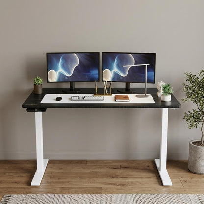 The Helios 48" Bamboo Electric Standing Desk