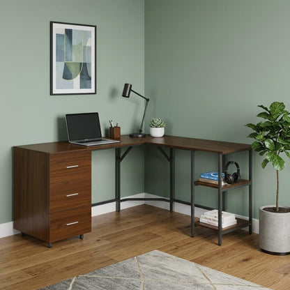 The Apex 59" L-Shaped Executive Desk