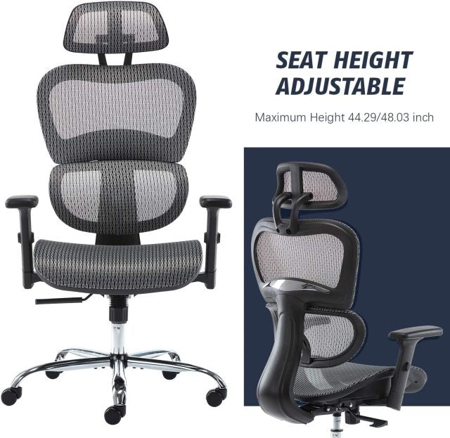 Finest Dynamics Ergonomics Office Chair with Headrest and Armrests