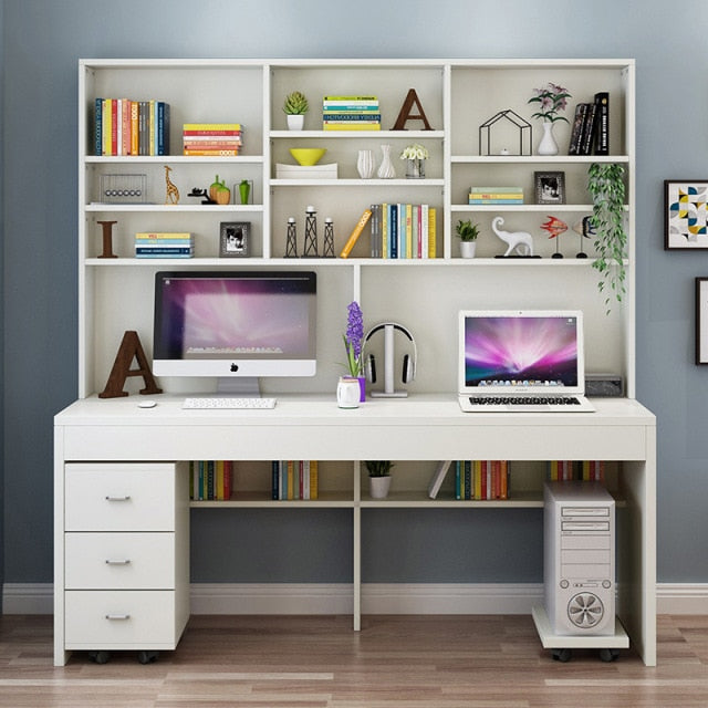 Finest Dynamics Office Desk and Bookcase